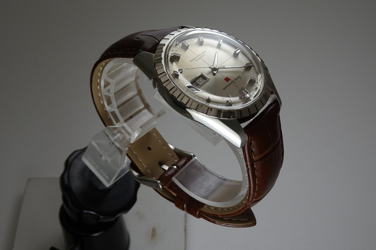 Vintage 1965 JAPAN SEIKO SPORTSMATIC5 6619-9000 21Jewels Automatic.