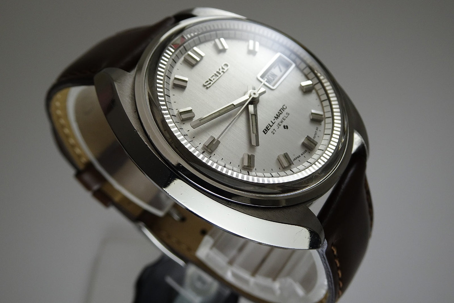 Vintage 1968 JAPAN SEIKO BELL-MATIC WEEKDATER 4006-7000 27Jewels Automatic.