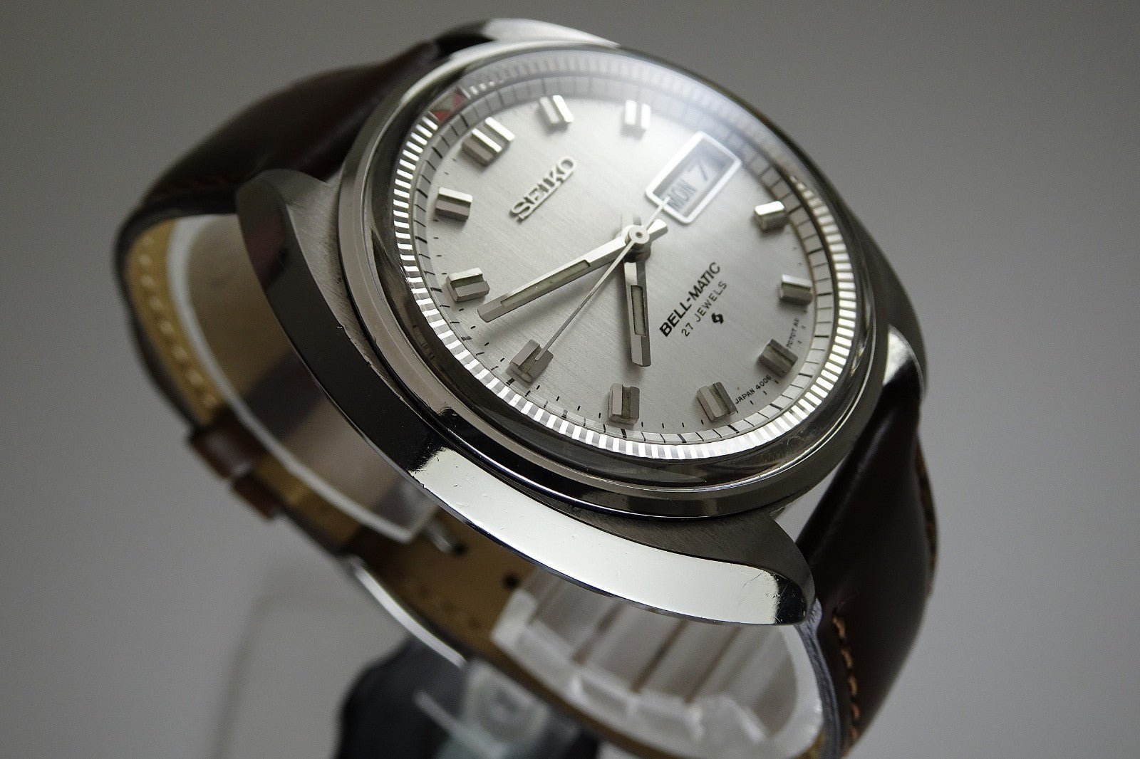 Vintage 1968 JAPAN SEIKO BELL-MATIC WEEKDATER 4006-7000 27Jewels Automatic.