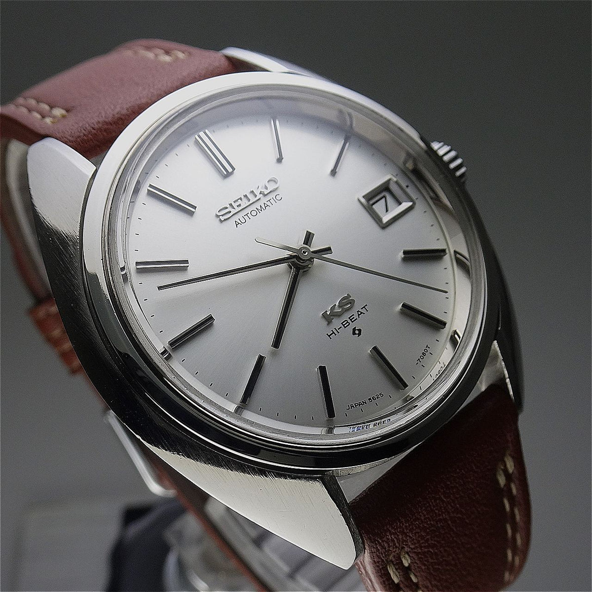 Vintage 1971 JAPAN KING SEIKO CALENDAR 5625-7080 25Jewels Automatic.