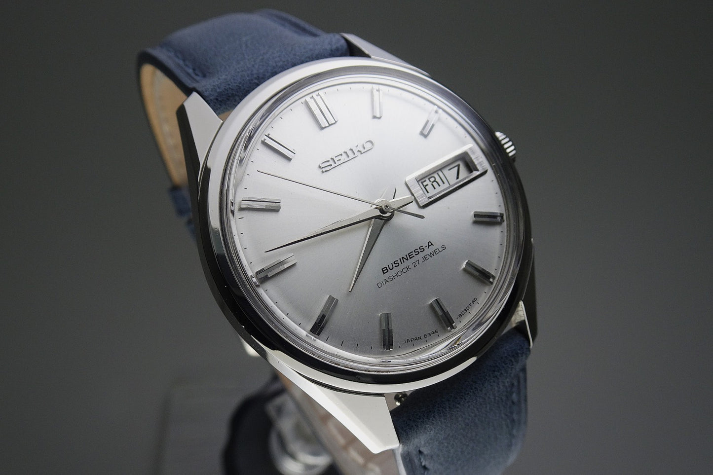 Vintage 1967 JAPAN SEIKO BUSINESS-A WEEKDATER 8306(46)-8020 27Jewels Automatic.