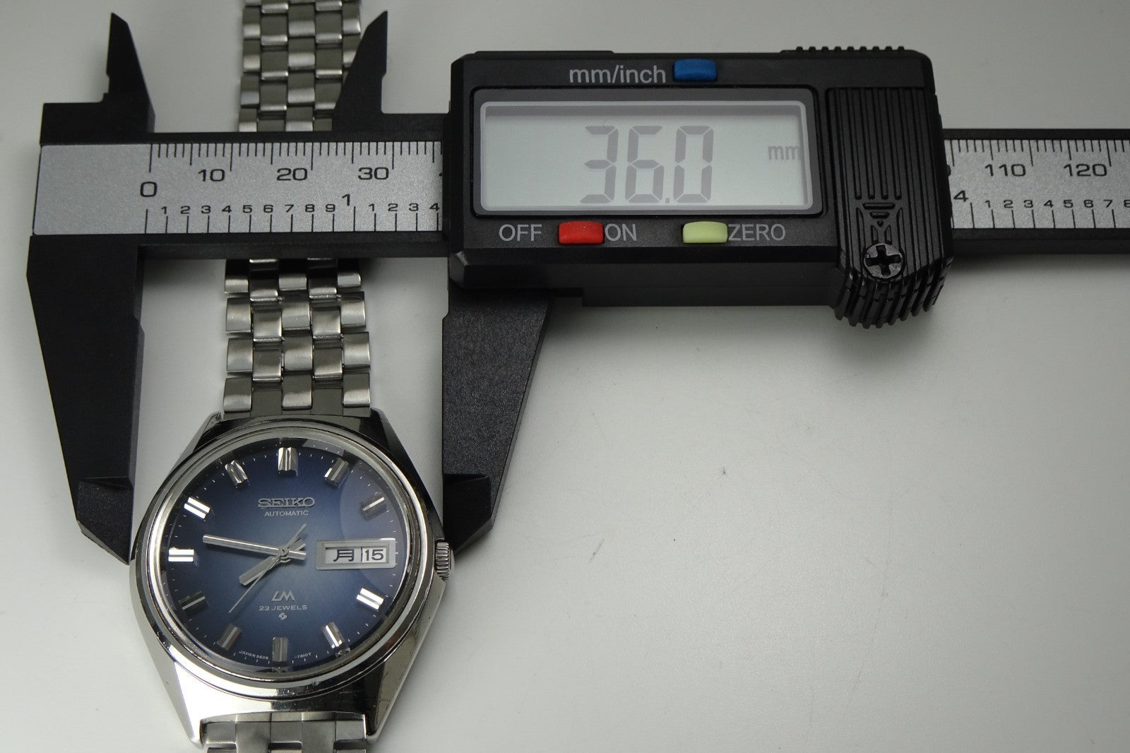 Serviced Vintage 1973 JAPAN SEIKO LORD MATIC WEEKDATER 5606-7260 23J Automatic.