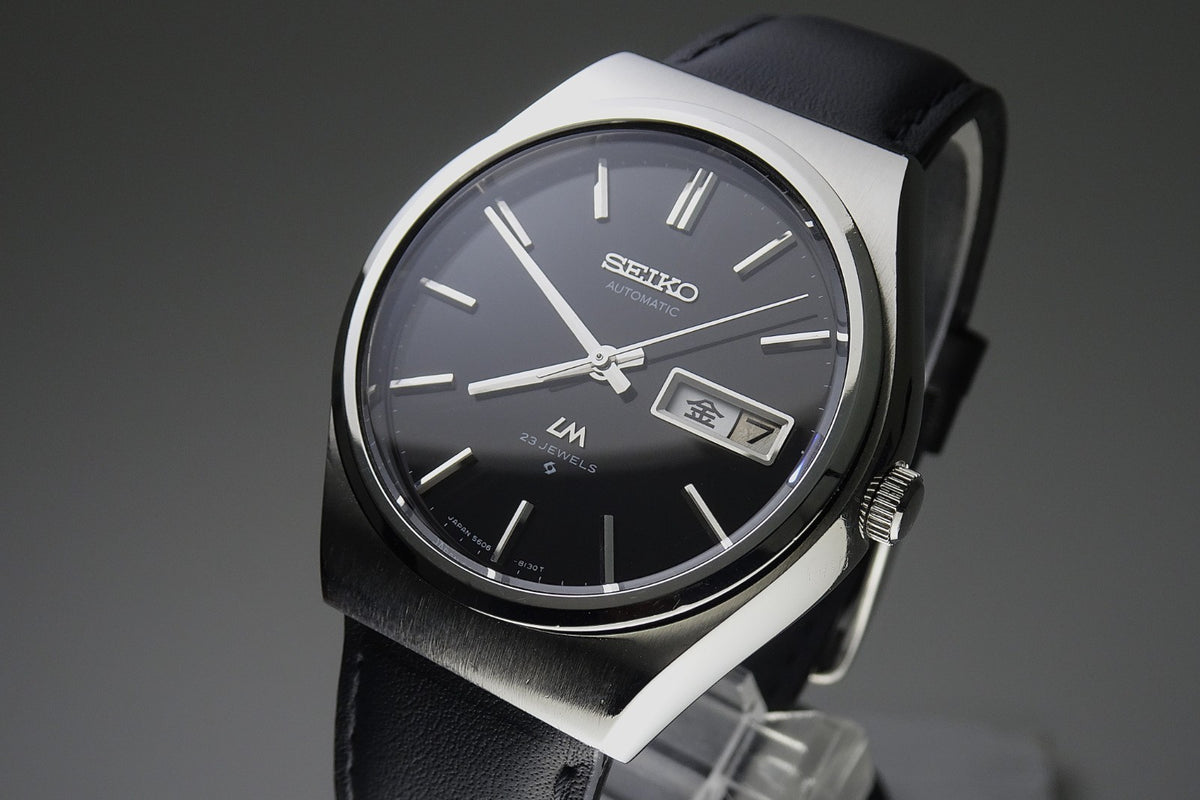 Vintage 1975 JAPAN SEIKO LORD MATIC WEEKDATER 5606-8090 23Jewels Automatic.