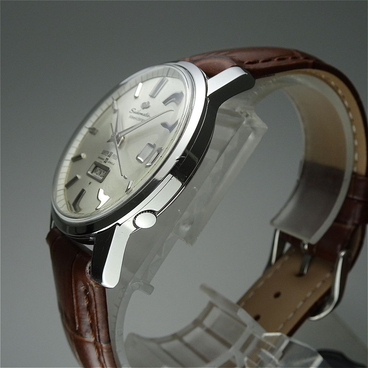 Vintage 1963 JAPAN SEIKO MATIC WEEKDATER J13080 33Jewels Automatic.