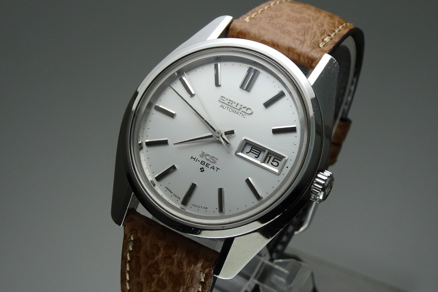 Vintage 1970 JAPAN KING SEIKO CALENDAR 5626-7000 25Jewels Automatic.