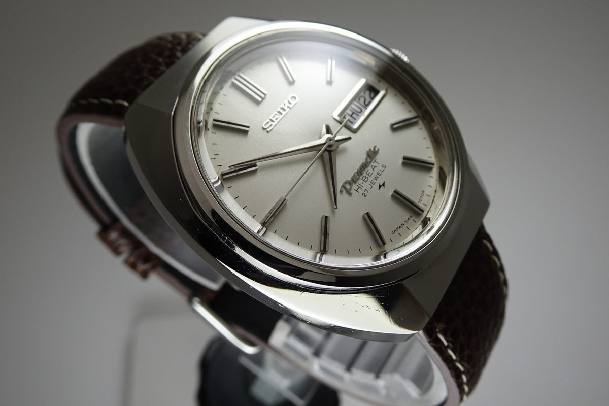 Vintage 1970 JAPAN SEIKO PRESMATIC WEEKDATER 5146-7040 27Jewels Automatic.