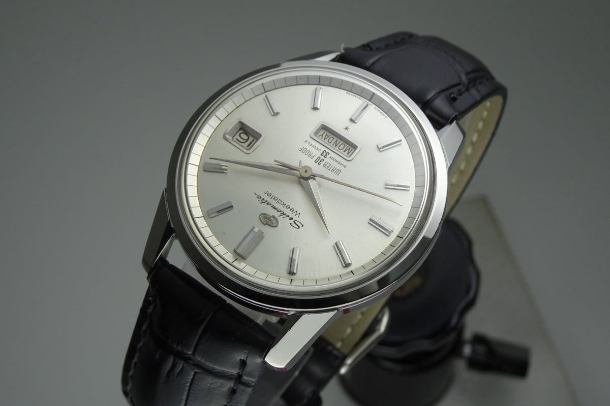 Vintage 1963 JAPAN SEIKO MATIC WEEKDATER J13080 33Jewels Automatic.