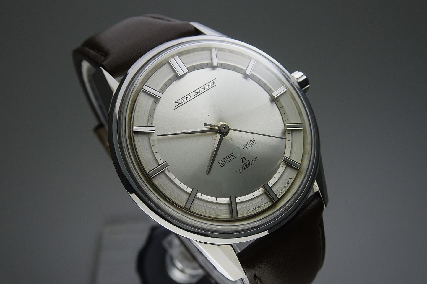Vintage 1966 JAPAN SEIKO SKYLINER 6220-9970 21Jewels Hand-winding.