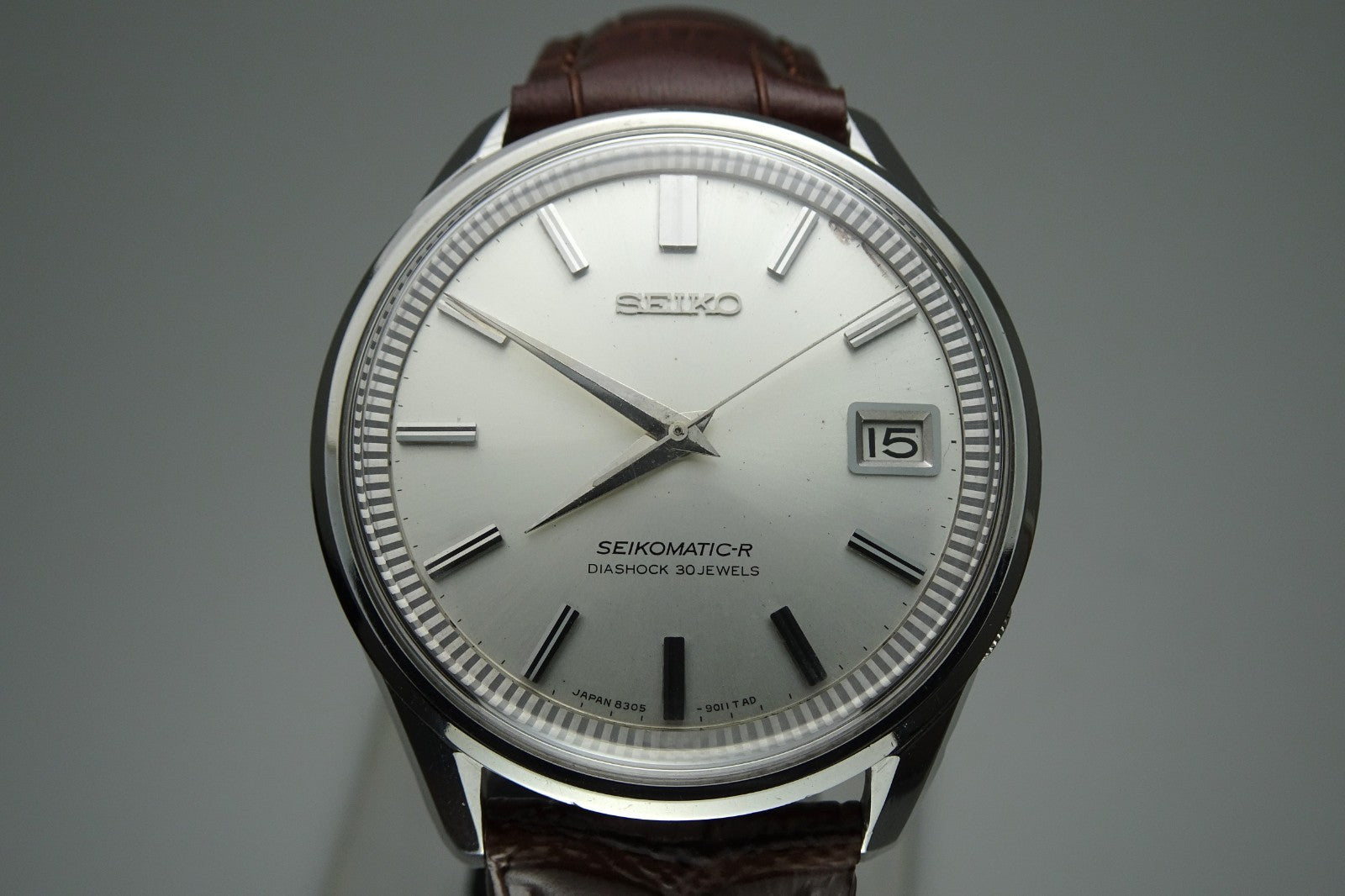 Serviced Vintage 1965 JAPAN SEIKO SEIKOMATIC-R 8305-9010 30Jewels Automatic.