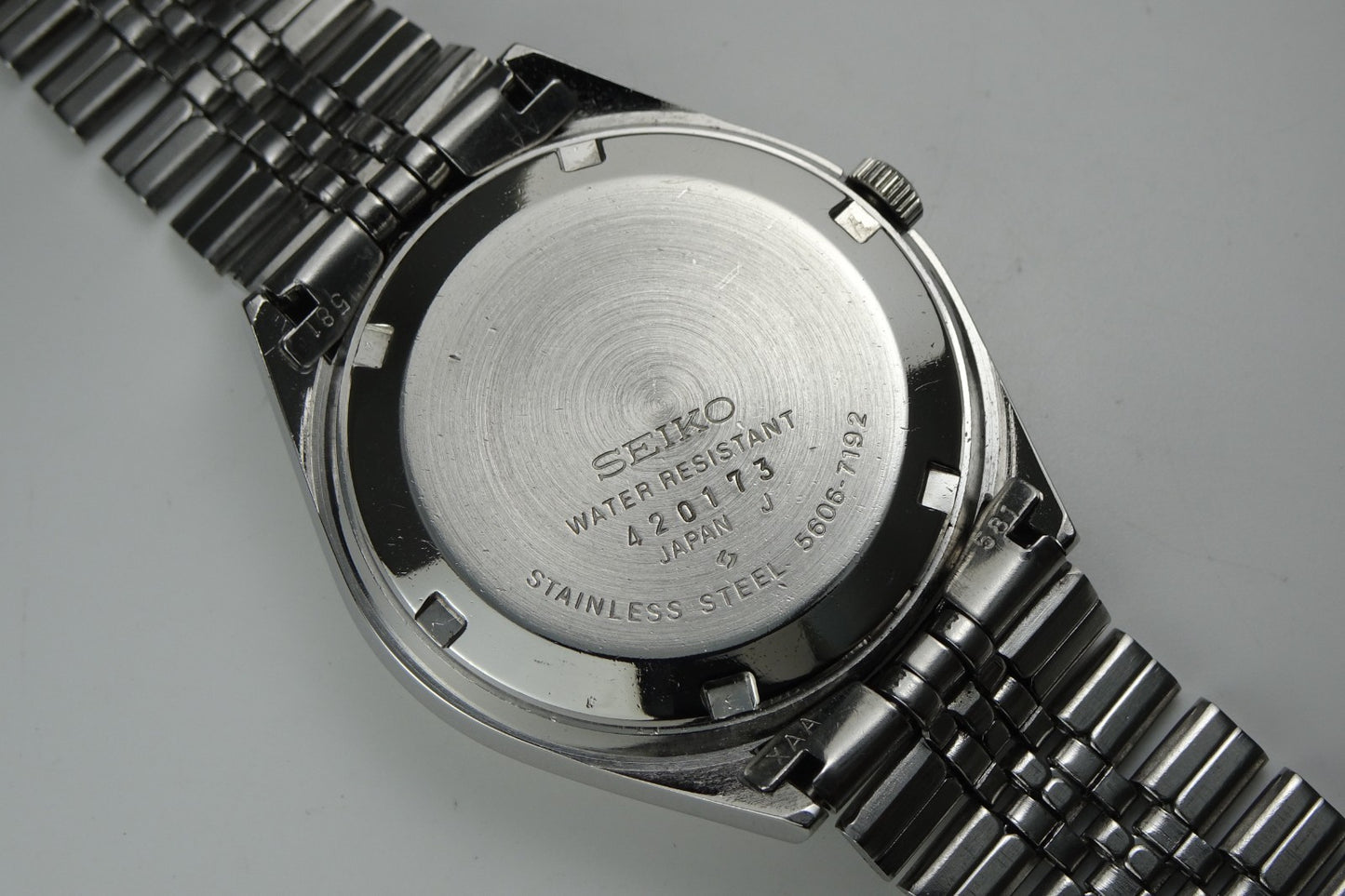 Vintage 1974 JAPAN SEIKO LORD MATIC WEEKDATER 5606-7192 25Jewels Automatic.