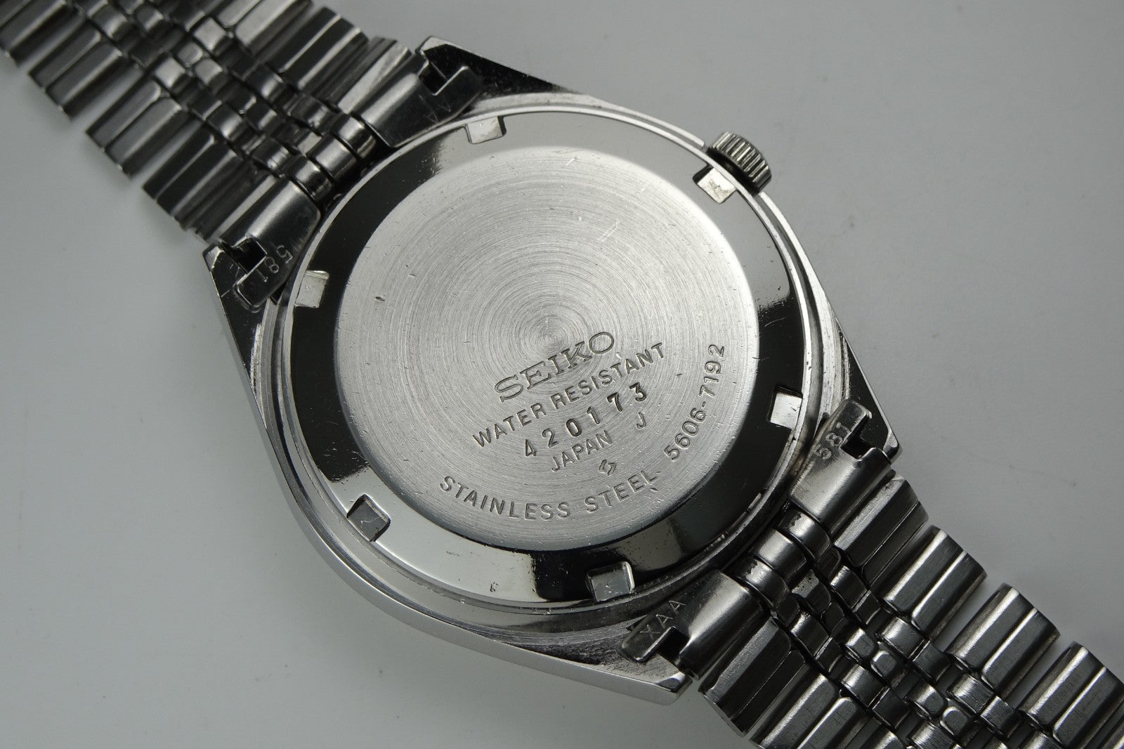 Vintage 1974 JAPAN SEIKO LORD MATIC WEEKDATER 5606-7192 25Jewels Automatic.
