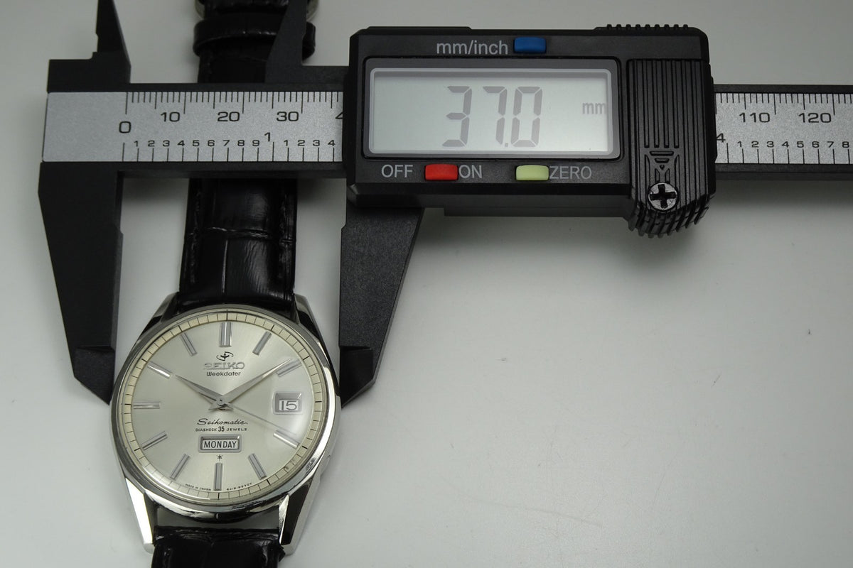 Vintage 1964 JAPAN SEIKO SEIKOMATIC WEEKDATER 6218-8970 35Jewels Automatic.