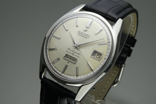 Vintage 1965 JAPAN SEIKO SEIKOMATIC WEEKDATER 6218-8970 35Jewels Automatic.