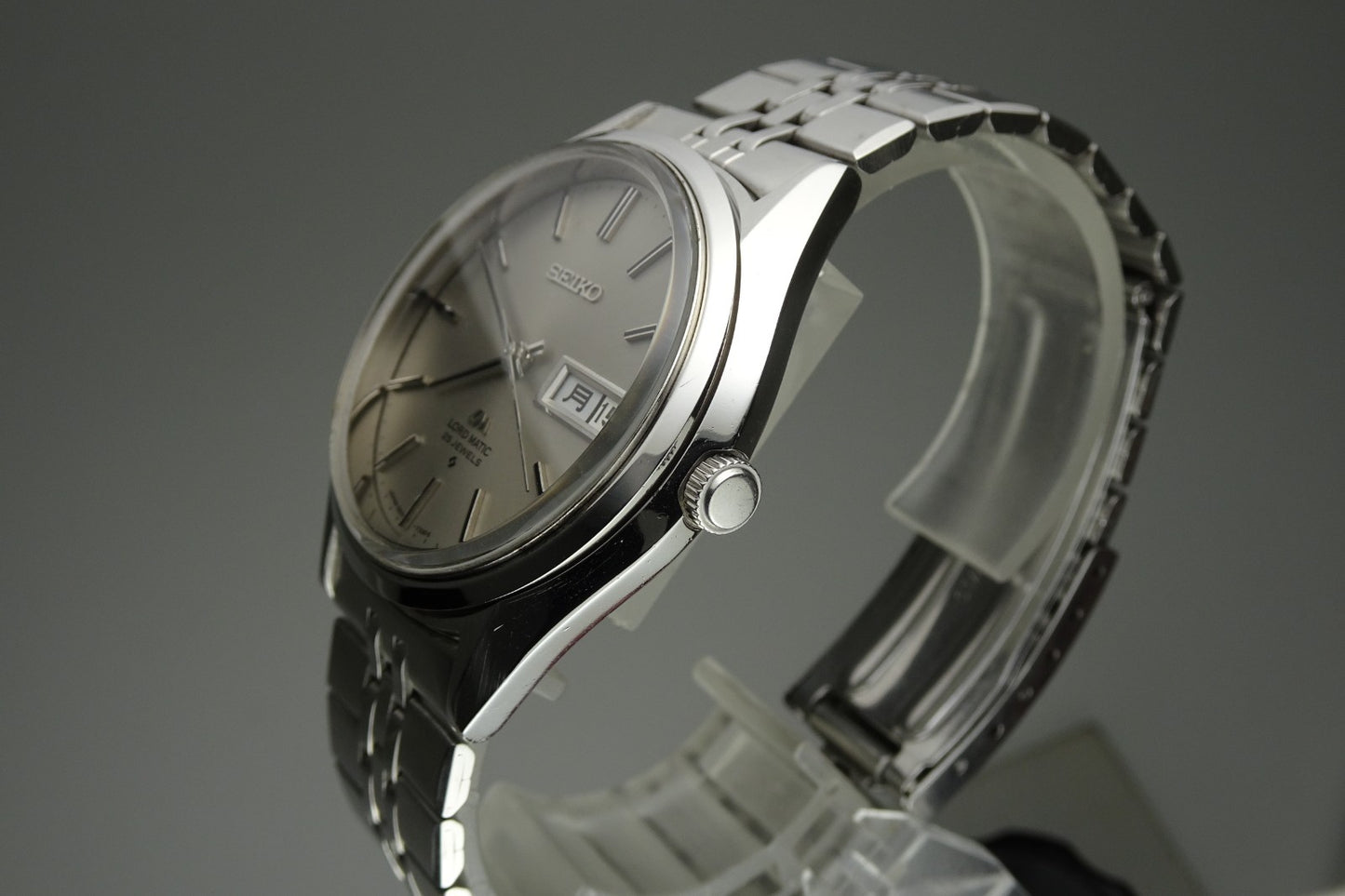 Vintage 1971 JAPAN SEIKO LORD MATIC WEEKDATER 5606-7190 25Jewels Automatic.