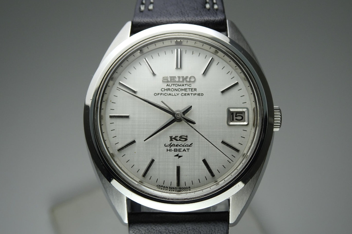 Vintage 1971 JAPAN KING SEIKO CHRONOMETER SPECIAL 5245-6000 25Jewels Automatic.