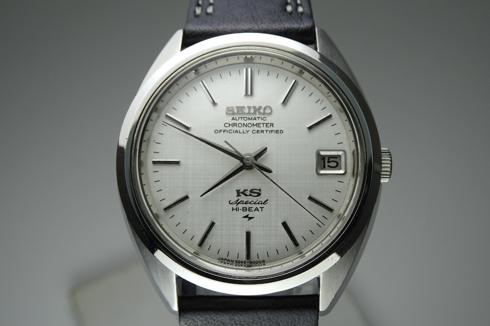 Vintage 1971 JAPAN KING SEIKO CHRONOMETER SPECIAL 5245-6000 25Jewels Automatic.