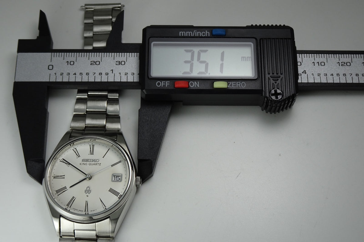 Vintage 1977 JAPAN SEIKO KING QUARTZ 4822-8110 7Jewels Quartz.