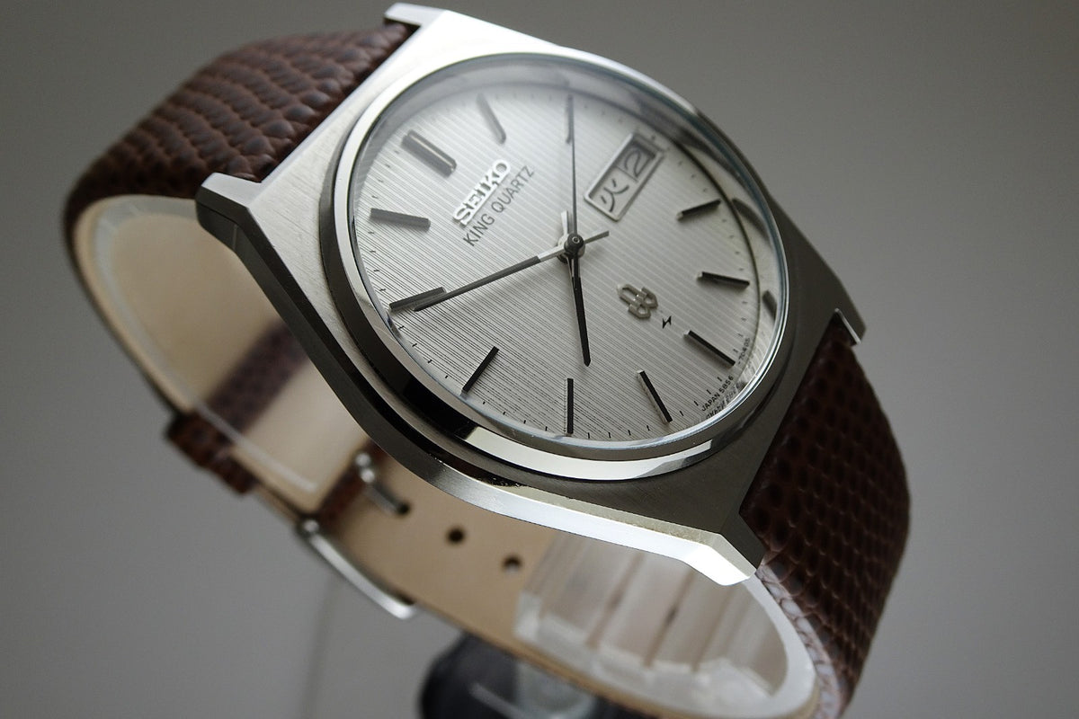 Vintage 1978 JAPAN SEIKO KING QUARTZ 5856-7030 8Jewels Quartz.