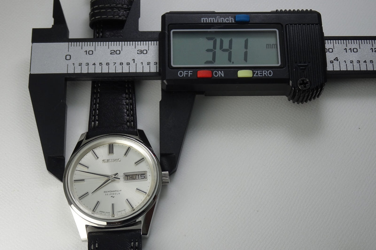 Vintage 1967's JAPAN SEIKO SEIKOMATIC-P WEEKDATER 5106-7000 33Jewels Automatic.