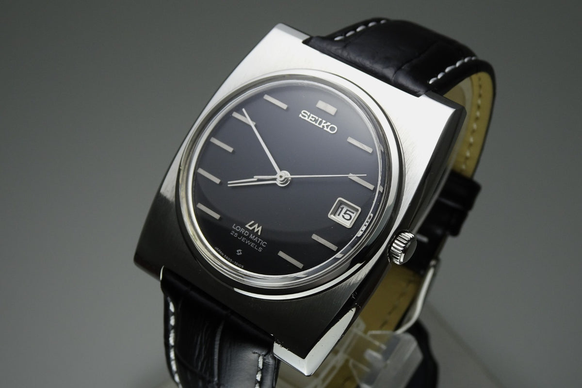 Vintage 1969 JAPAN SEIKO LORD MATIC CALENDAR 5605-7030 25Jewels Automatic.