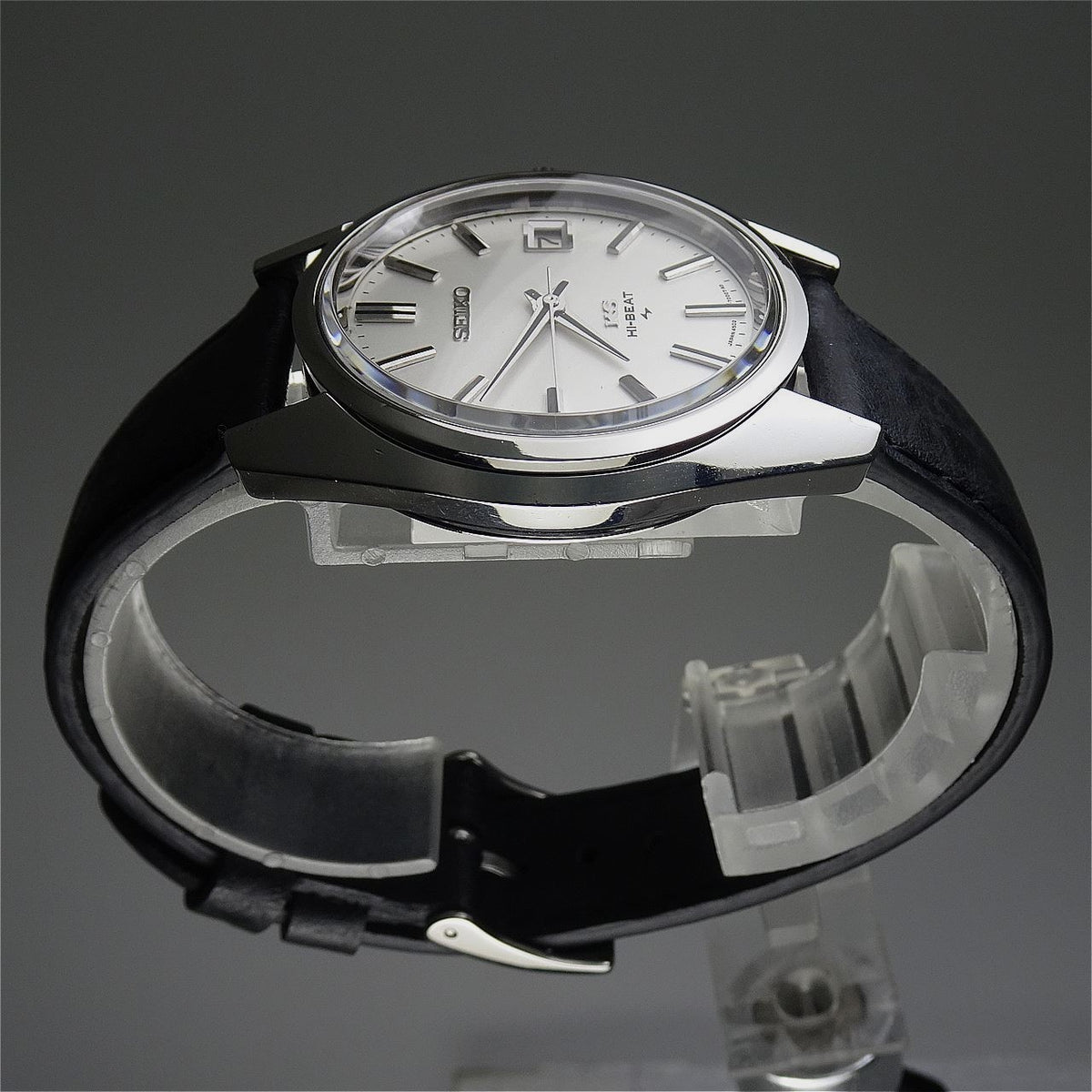 Vintage 1970 JAPAN 45 KING SEIKO CALENDAR 4502-7001 25Jewels Hand-winding.