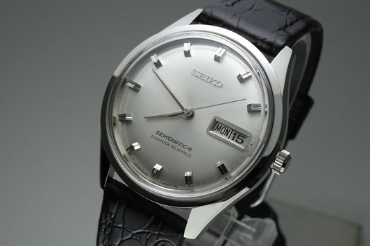 Vintage 1966 JAPAN SEIKO SEIKOMATIC-R WEEKDATER 8306-8001 30Jewels Automatic.
