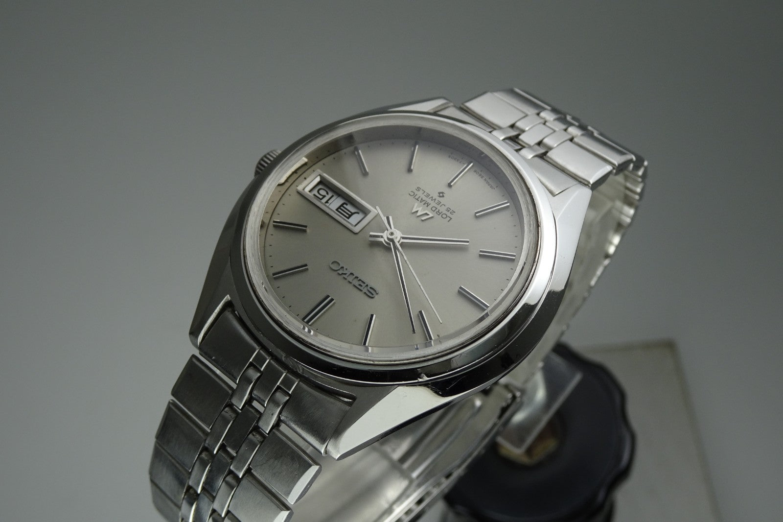 Vintage 1971 JAPAN SEIKO LORD MATIC WEEKDATER 5606-7190 25Jewels Automatic.