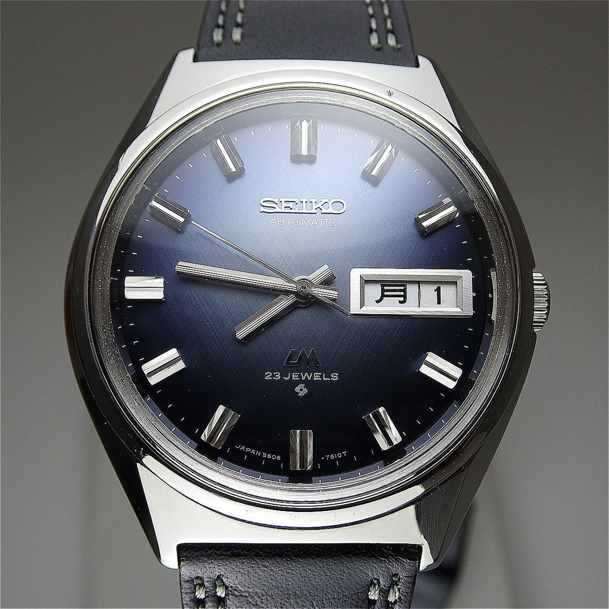 Serviced Vintage 1973 JAPAN SEIKO LORD MATIC WEEKDATER 5606-7260 23J Automatic.
