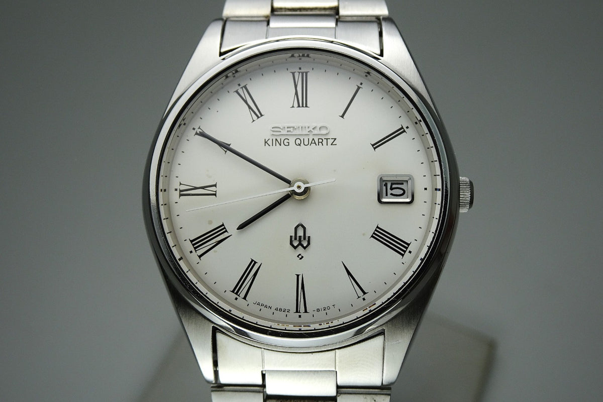 Vintage 1977 JAPAN SEIKO KING QUARTZ 4822-8110 7Jewels Quartz.