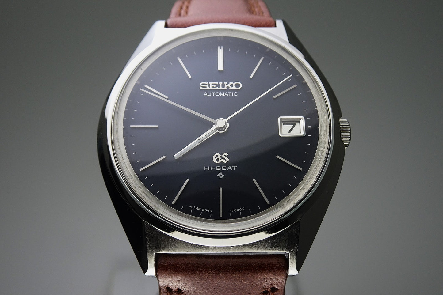 Vintage 1973 JAPAN GRAND SEIKO CALENDAR 5645-7010 25Jewels Automatic.