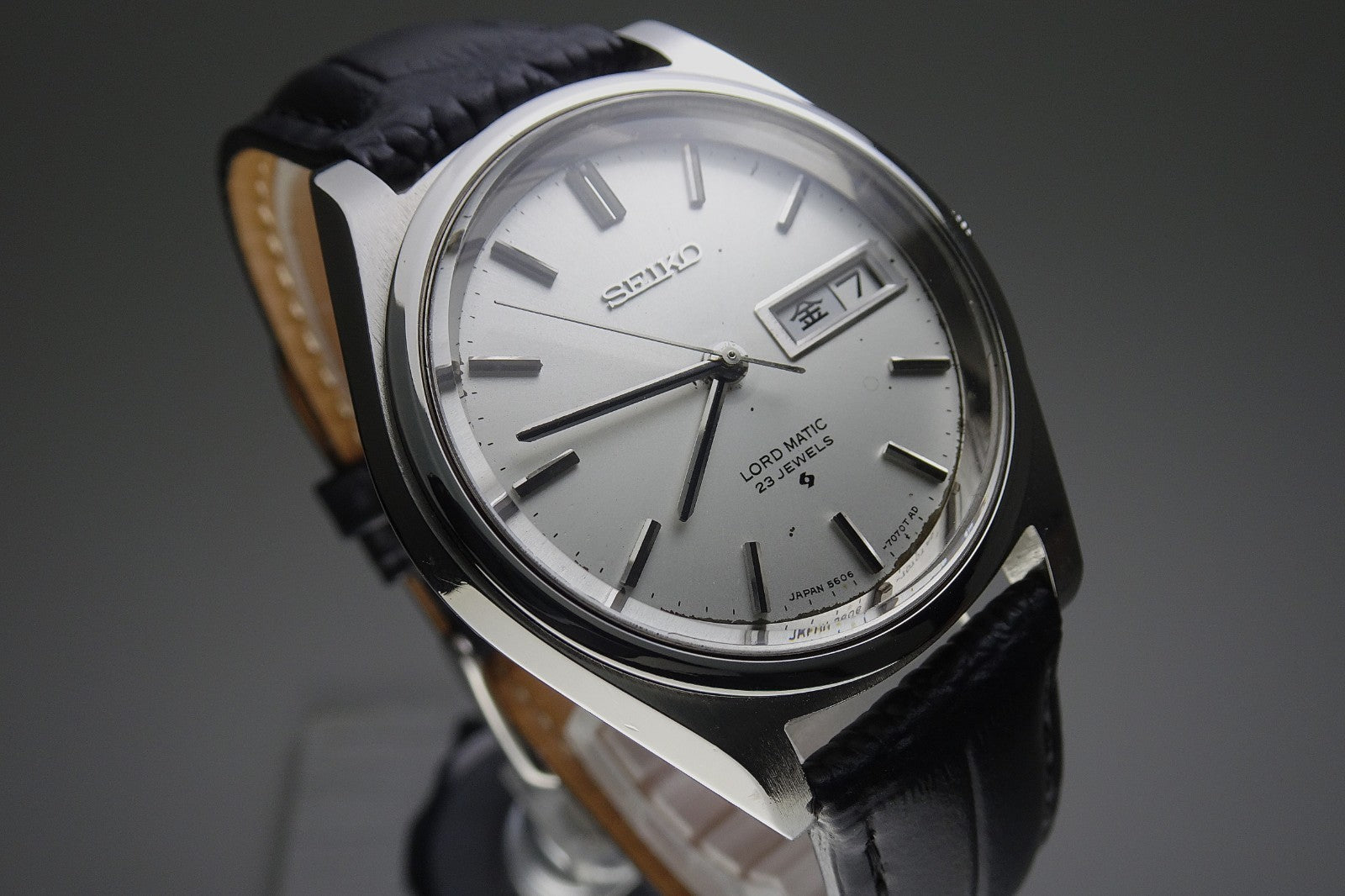 Vintage 1968 JAPAN SEIKO LORD MATIC WEEKDATER 5606-7070 23Jewels Automatic.