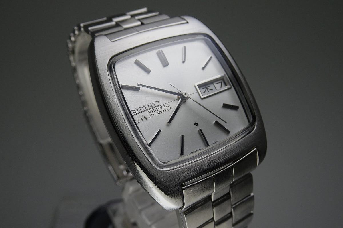 Vintage 1971 JAPAN SEIKO LORD MATIC WEEKDATER 5606-5040 23Jewels Automatic.