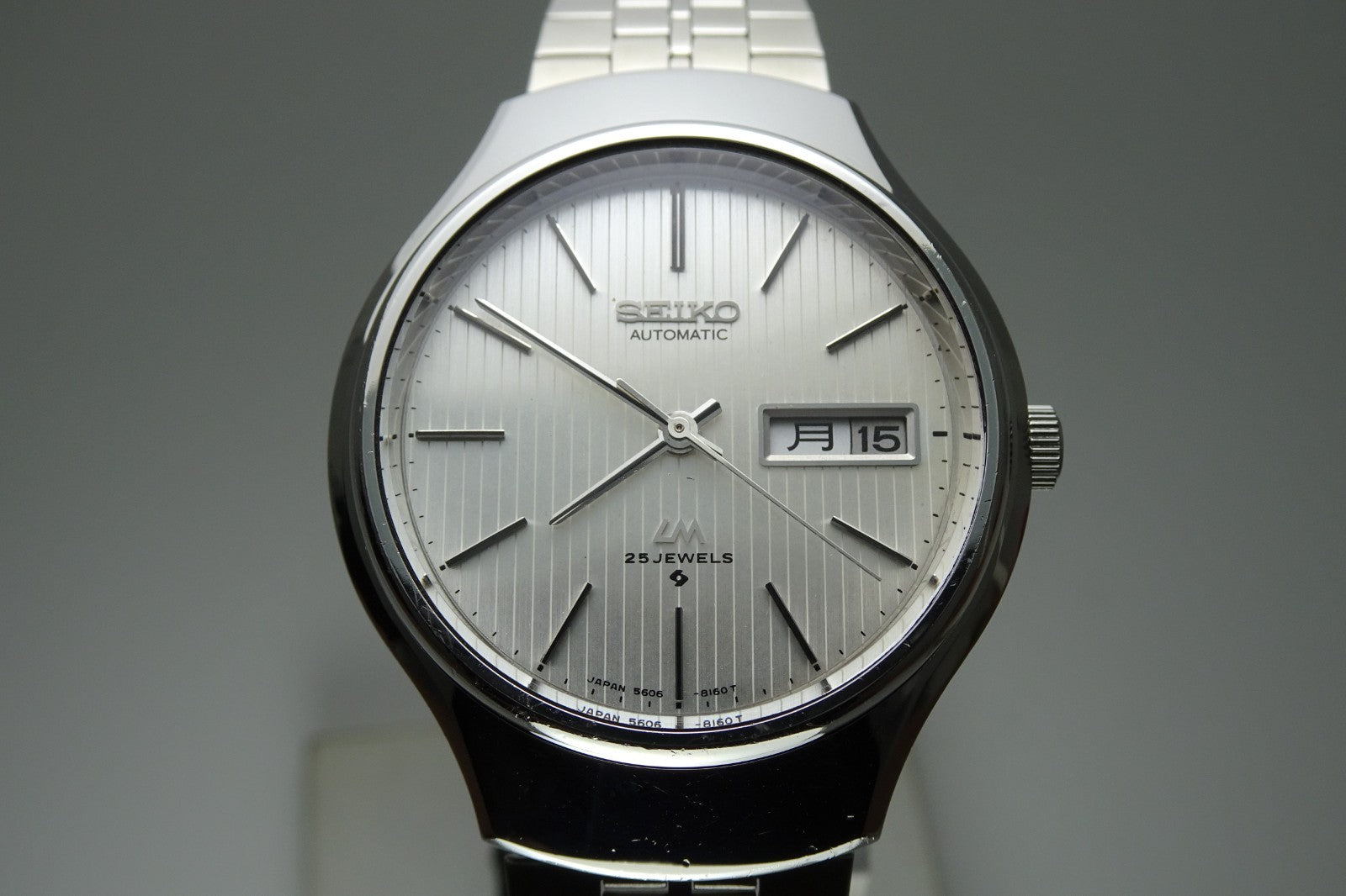 Serviced Vintage 1975 JAPAN SEIKO LORD MATIC WEEKDATER 5606-8120 25J Automatic.