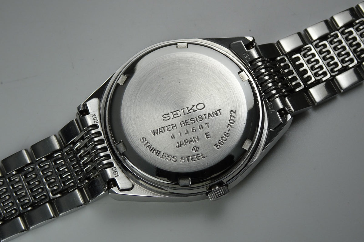 Vintage 1974 JAPAN SEIKO LORD MATIC WEEKDATER 5606-7072 23Jewels Automatic.