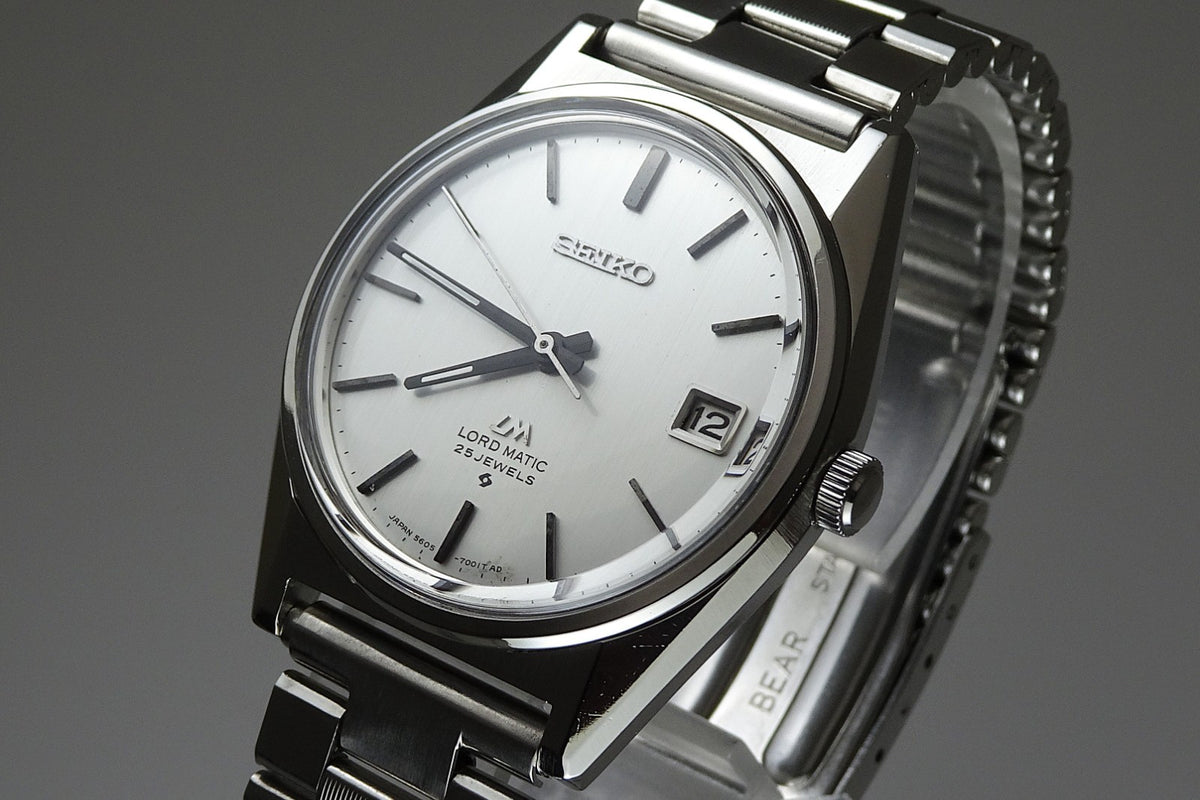 Vintage 1970 JAPAN SEIKO LORD MATIC CALENDAR 5605-7020 25Jewels Automatic.