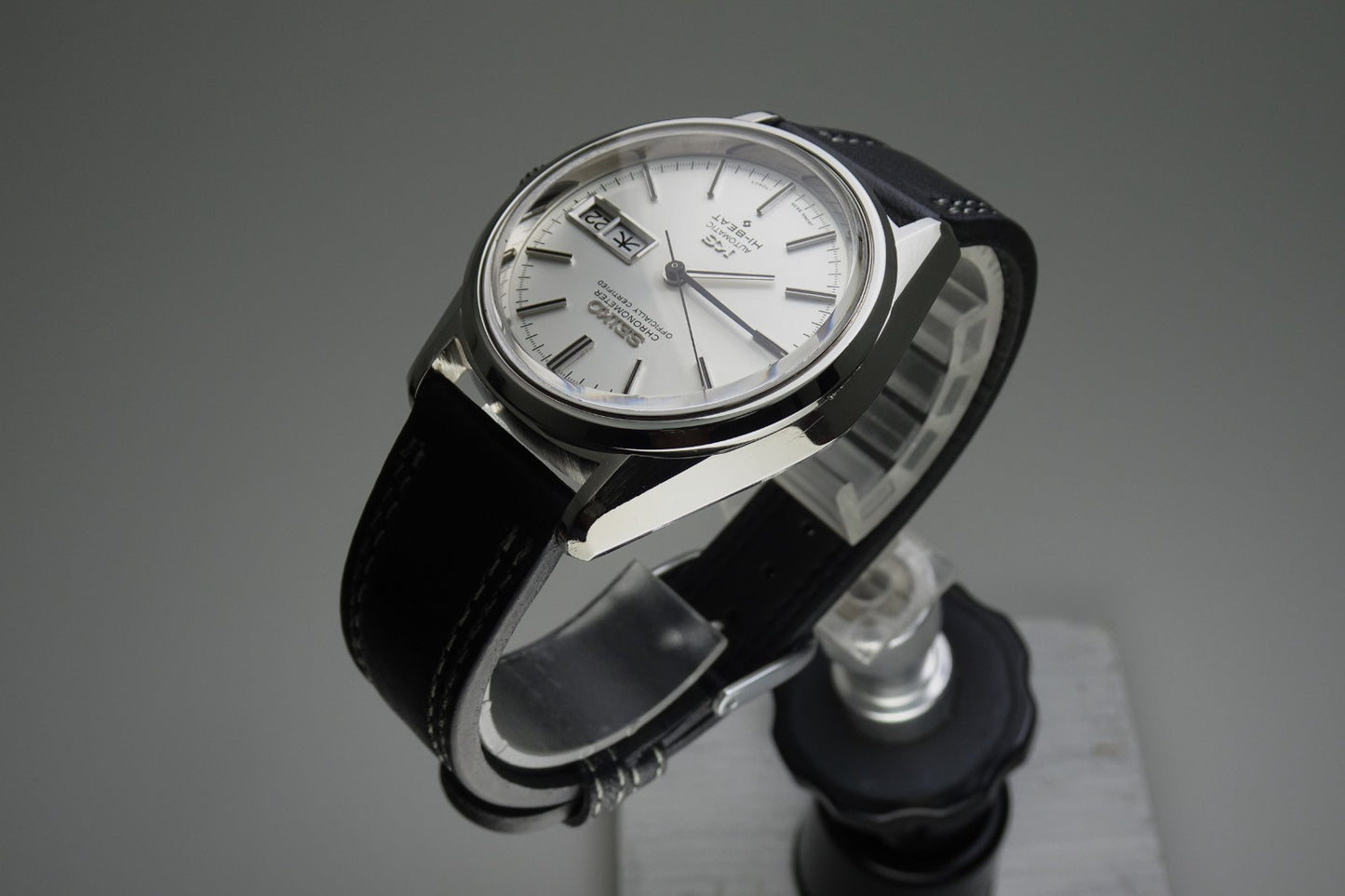 Vintage 1972 JAPAN KING SEIKO CHRONOMETER WEEKDATER 5626-7040 25J Automatic.