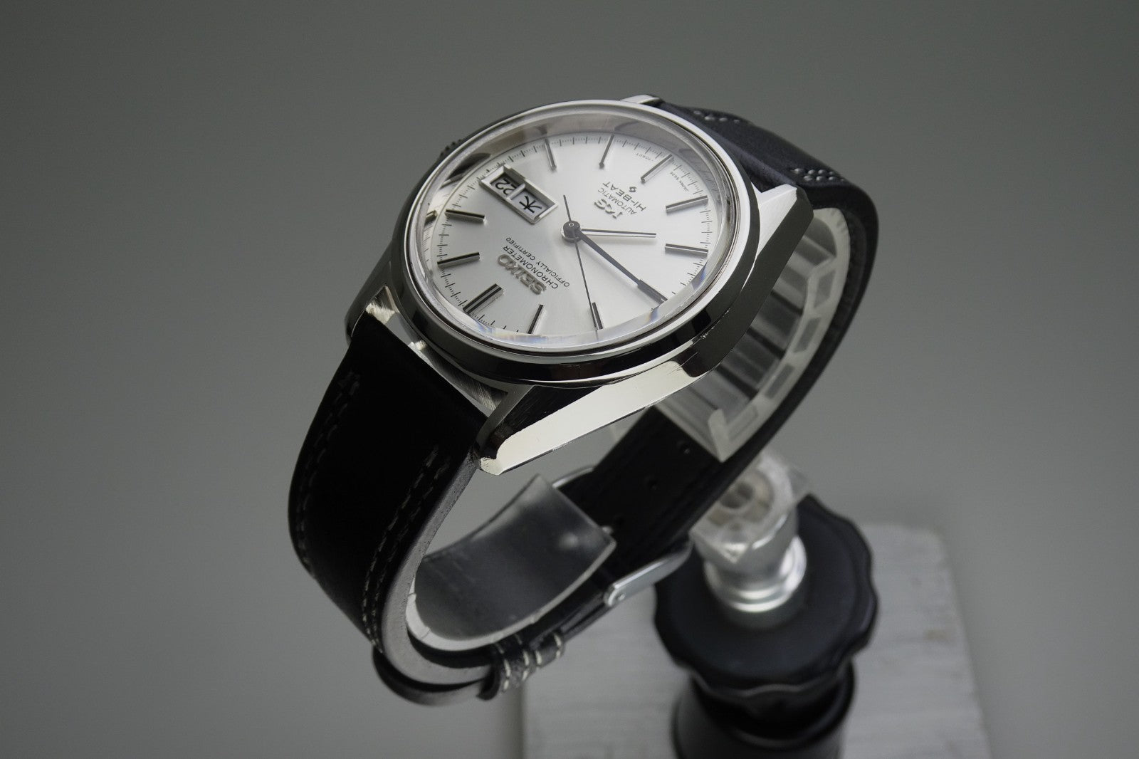 Vintage 1972 JAPAN KING SEIKO CHRONOMETER WEEKDATER 5626-7040 25J Automatic.