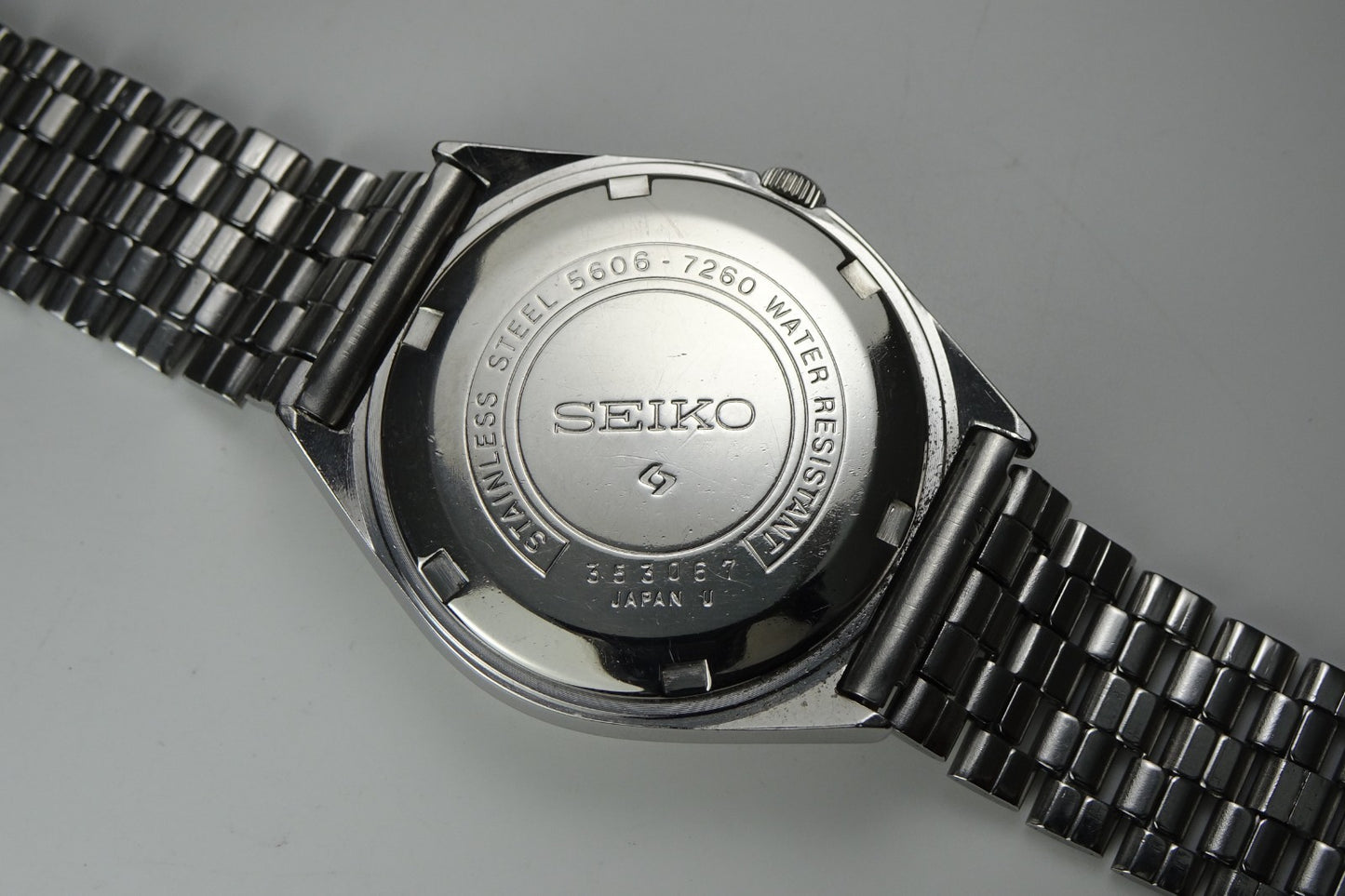 Serviced Vintage 1973 JAPAN SEIKO LORD MATIC WEEKDATER 5606-7260 23J Automatic.