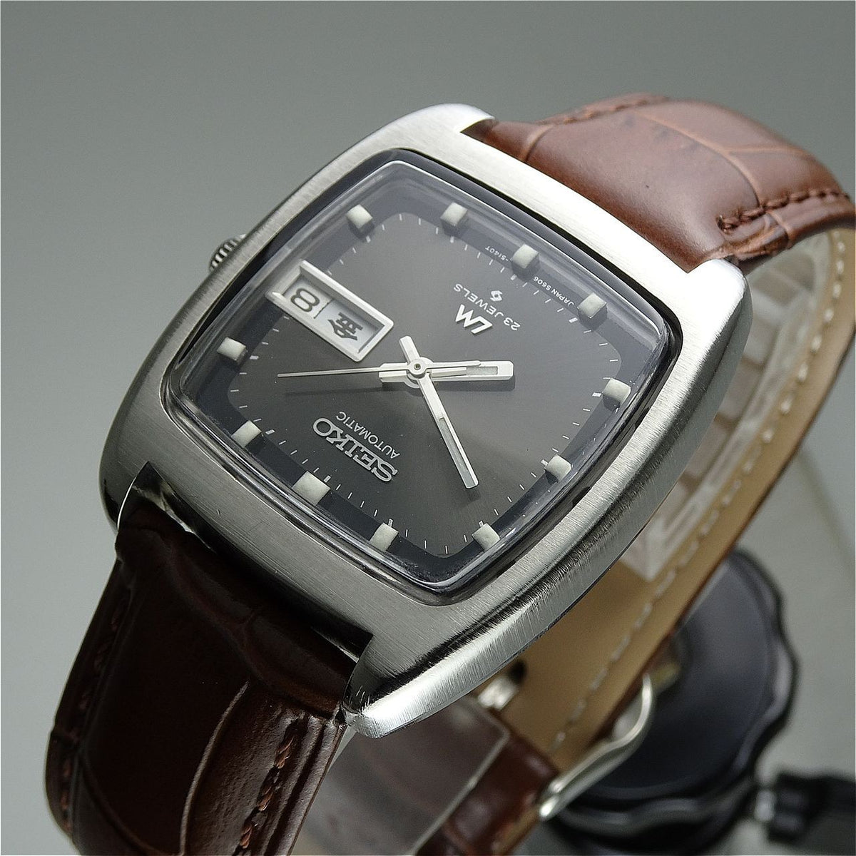 Vintage 1972 JAPAN SEIKO LORD MATIC WEEKDATER 5606-5040 23Jewels Automatic.