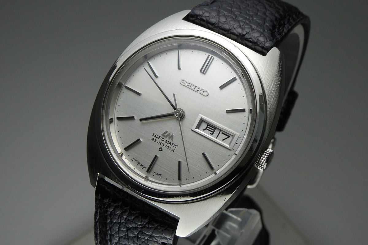 Serviced Vintage 1971 JAPAN SEIKO LORD MATIC WEEKDATER 5606-7140 25J Automatic.