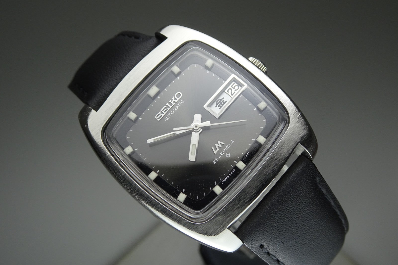 Vintage 1972 JAPAN SEIKO LORD MATIC WEEKDATER 5606-5040 23Jewels Automatic.