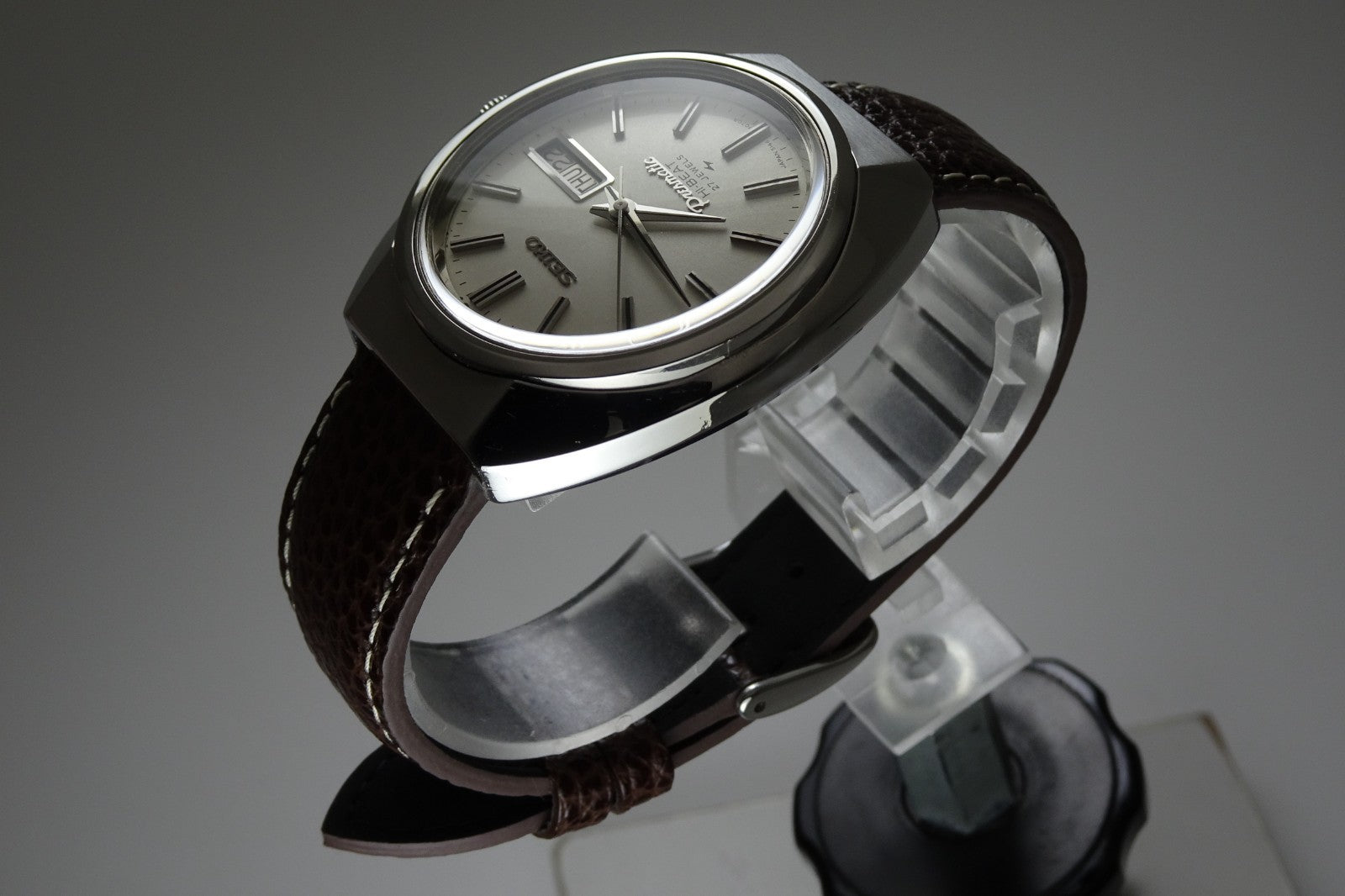 Vintage 1970 JAPAN SEIKO PRESMATIC WEEKDATER 5146-7040 27Jewels Automatic.