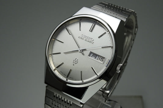 Vintage 1976 JAPAN SEIKO KING QUARTZ 4823-8010 7Jewels Quartz.