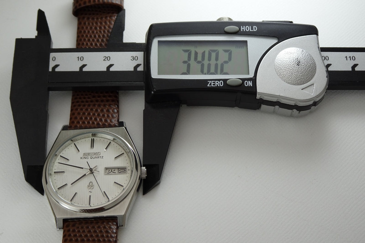 Vintage 1978 JAPAN SEIKO KING QUARTZ 5856-7030 8Jewels Quartz.