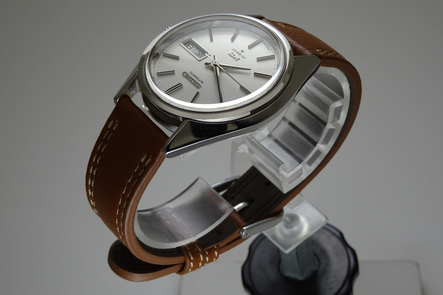 Vintage 1973 JAPAN KING SEIKO WEEKDATER 5626-7111 25Jewels Automatic.