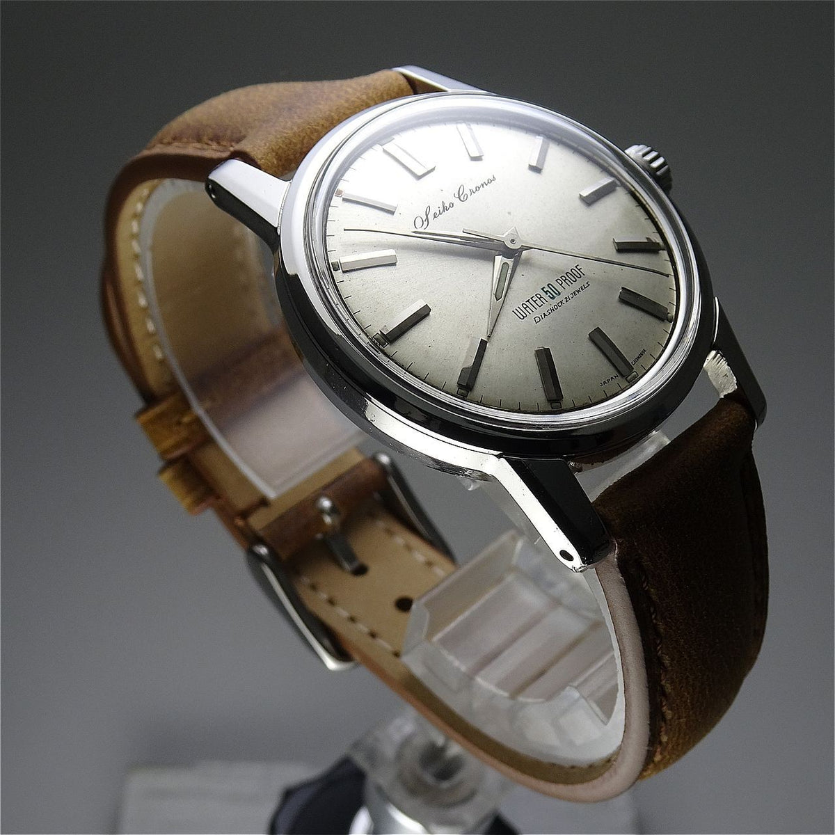 Vintage 1962 JAPAN SEIKO CRONOS J13046 21Jewels Hand-winding.