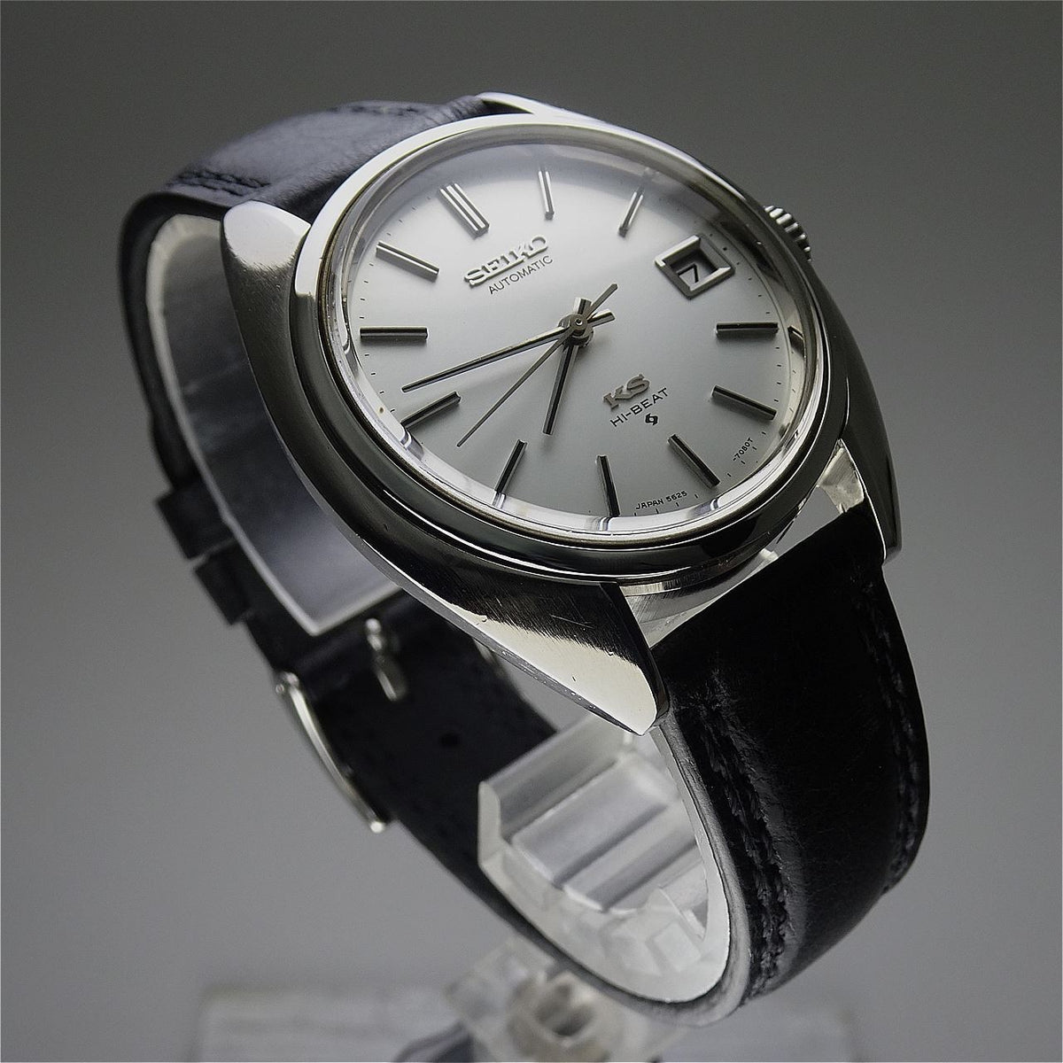 Vintage 1970 JAPAN KING SEIKO CALENDAR 5625-7080 25Jewels Automatic.