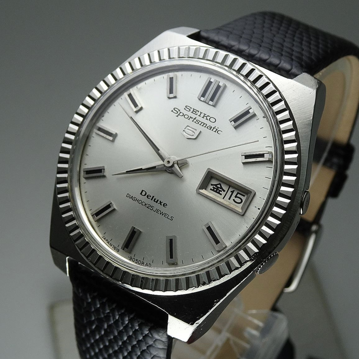 Vintage 1966 JAPAN SEIKO SPORTSMATIC5 DX 7619-9040 25Jewels Automatic.