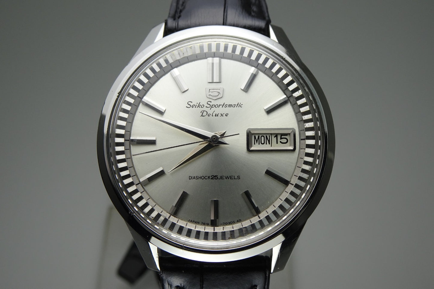 Vintage 1965 JAPAN SEIKO 76 SPORTSMATIC5 DX 7619-7060 25Jewels Automatic.