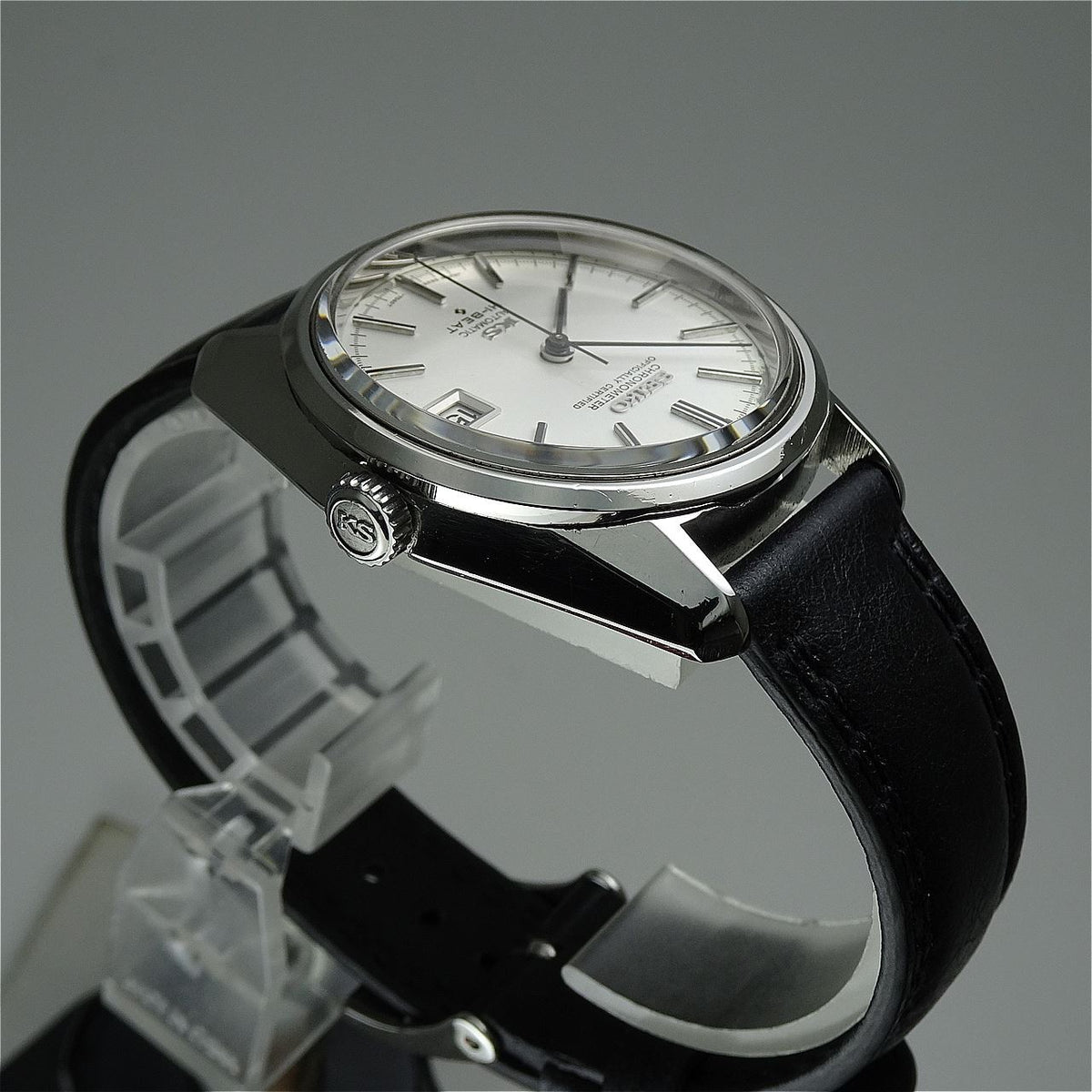 Vintage 1973 JAPAN KING SEIKO CHRONOMETER CALENDAR 5625-7041 25Jewels Automatic.